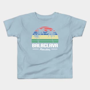 Balaclava Mauritius Flag Summer Kids T-Shirt